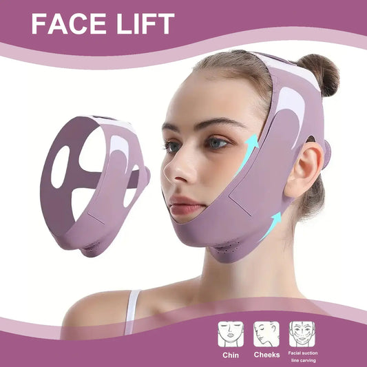 Breathable V Line Face Lifting Strap - Chin and Cheek Lifting Bandage for V Face Lift - Sleeping Mask Strap for Women - Firming and Contouring V Shape Lift Enhance Skin Elasticity Reduce Fine Lines Revitalize Skin for All Skin Types - Gift Idea